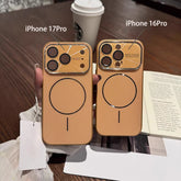 Magnetic Plating Camera Protect Phone Case